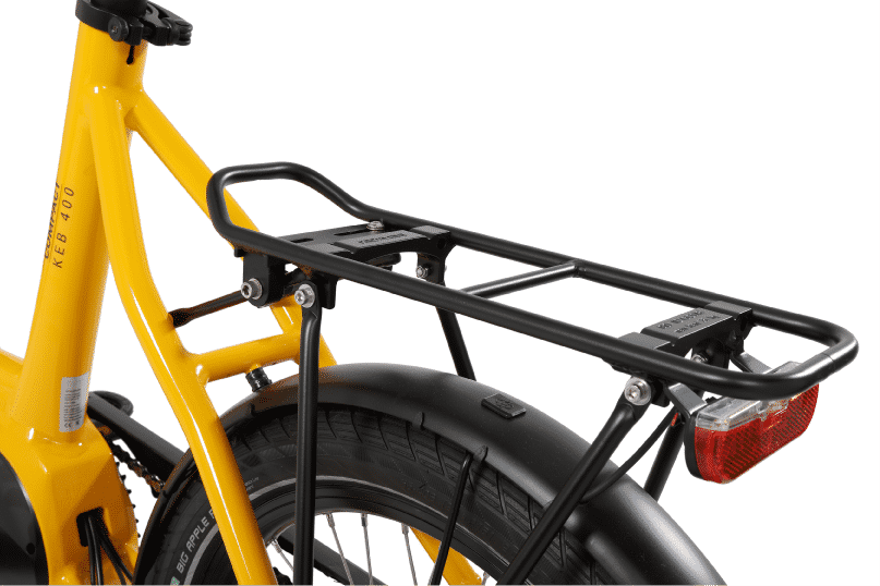 Vélo à assistance électrique petit format porte-bagages