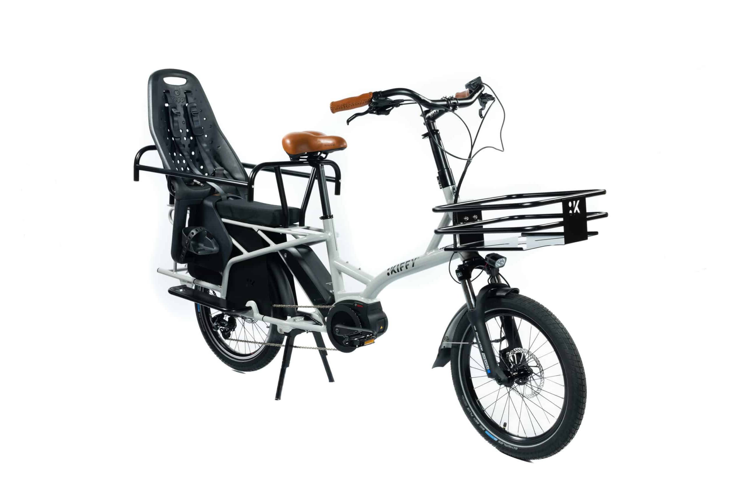 Vélo cargo avec siège enfant