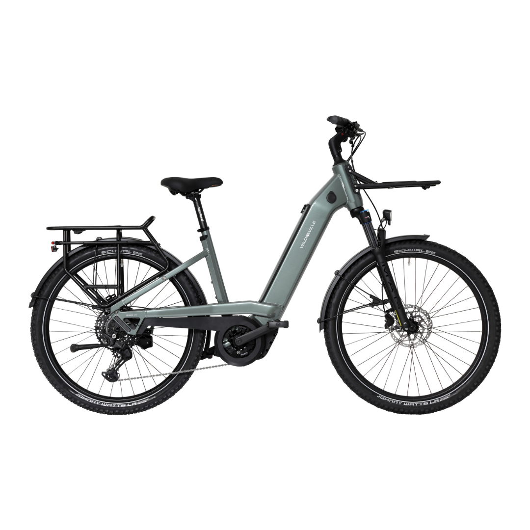 VTC électrique bleu